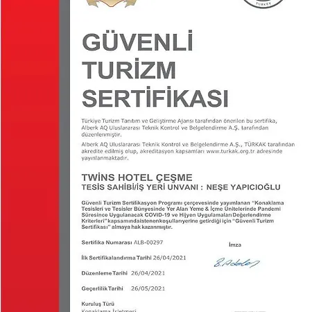 מלון Twins Çeşme